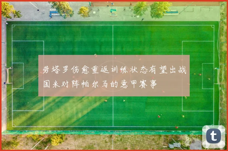 劳塔罗伤愈重返训练状态有望出战国米对阵帕尔马的意甲赛事